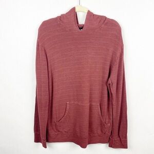 Monrow Mens Supersoft Pullover Hoodie Size Medium Long Sleeve Lightweight